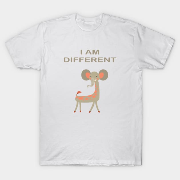 I Am Different T-Shirt by JevLavigne